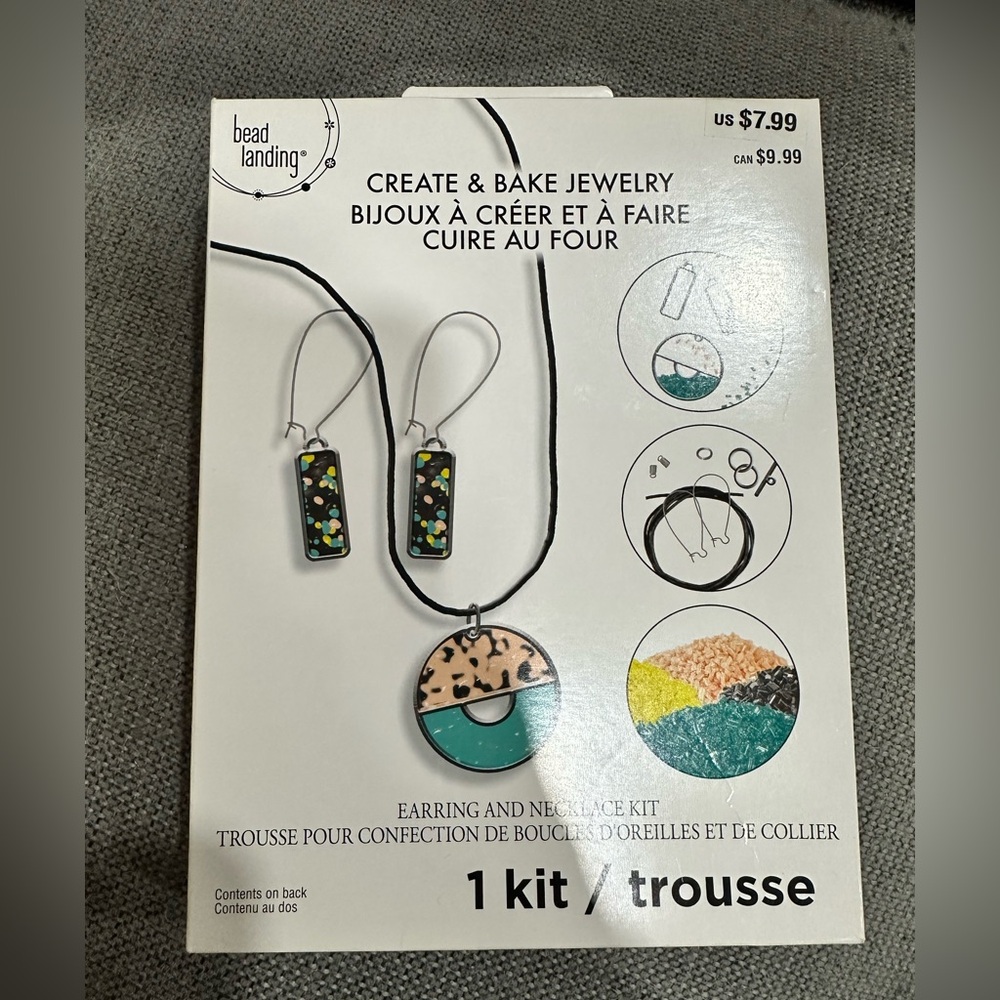 Bead Landing Jewelry Kit with Earrings and Necklace